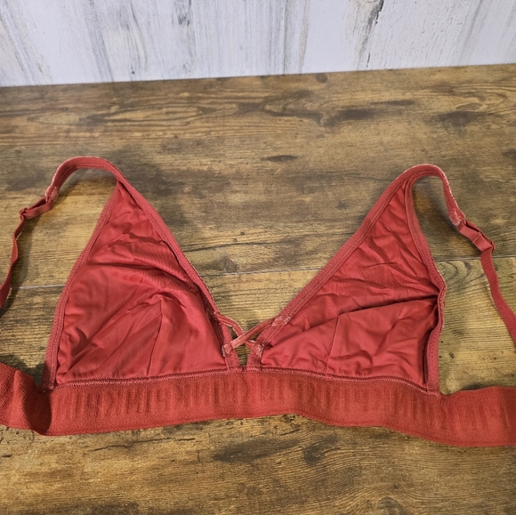 Pink VS orange unlined bralette women's size medium - Picture 4 of 7